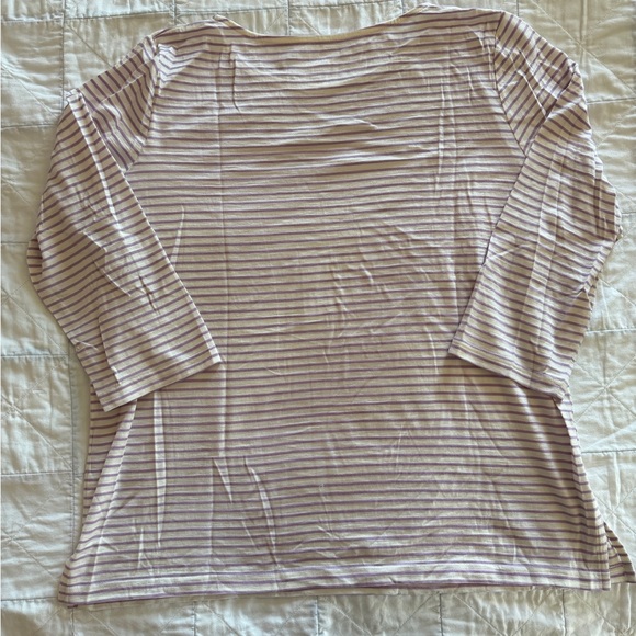 wool& XL Colette striped top - Picture 2 of 4